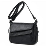 Soft Leather Purse and Handbags Women Bag Designer Women Crossbody Bag-Handbags-Arimonz-Black-Arimonz