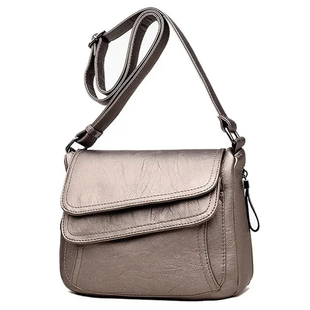 Soft Leather Purse and Handbags Women Bag Designer Women Crossbody Bag-Handbags-Arimonz-Bronze-Arimonz