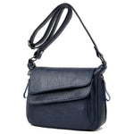 Soft Leather Purse and Handbags Women Bag Designer Women Crossbody Bag-Handbags-Arimonz-Dark blue-Arimonz