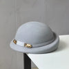 Solid Color Winter Wool Cloche Hat Autumn Painter French Hepburn Hat-Winter Hats-Arimonz-Arimonz
