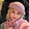 Solid Color Winter Wool Cloche Hat Autumn Painter French Hepburn Hat-Winter Hats-Arimonz-Arimonz