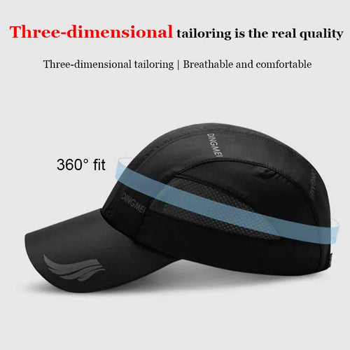 Sports Baseball Cap Quick Dry Women Solid Snapback Bone Mesh Hat-Women's Caps-Arimonz-Arimonz