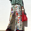 Summer Pattern Printing Holiday 2pc Sets Long Sleeved Shirt Outfit-Wear To Work Sets-Arimonz-Arimonz