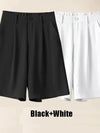 Summer Shorts Loose Ventilate Solid High Waisted Short for Women-Shorts-Arimonz-Arimonz