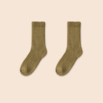 Thermal Wool Cashmere Socks Winter Thicken Unisex Snow and Floor Socks-Socks & Tights-Arimonz-army green-US 3-7-Arimonz