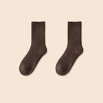 Thermal Wool Cashmere Socks Winter Thicken Unisex Snow and Floor Socks-Socks & Tights-Arimonz-brown-US 3-7-Arimonz