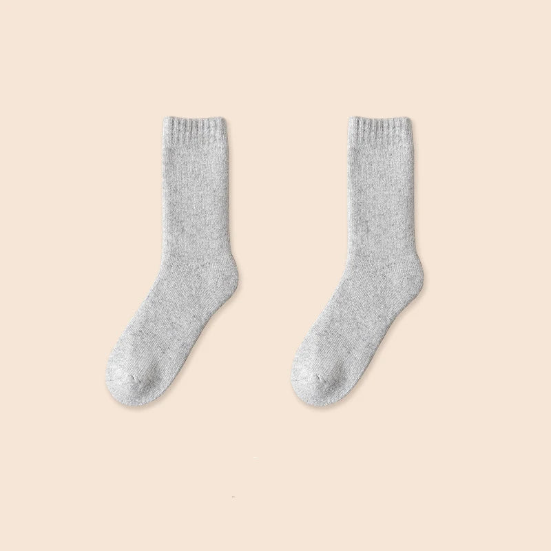 Thermal Wool Cashmere Socks Winter Thicken Unisex Snow and Floor Socks-Socks & Tights-Arimonz-grey-US 3-7-Arimonz
