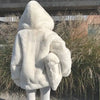 Thickened Mink Velvet Coat Women Winter Clothes Plush Hooded Fur Coat-Fuzzy Jackets-Arimonz-Arimonz