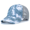 Tie-Dye Baseball Cap Multicolor Irregular Print Streetwear Outdoor Hat-Women's Caps-Arimonz-Blue 2-21-23in-Arimonz