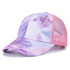 Tie-Dye Baseball Cap Multicolor Irregular Print Streetwear Outdoor Hat-Women's Caps-Arimonz-Pink 2-21-23in-Arimonz