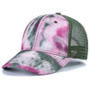 Tie-Dye Baseball Cap Multicolor Irregular Print Streetwear Outdoor Hat-Women's Caps-Arimonz-Rose Red 2-21-23in-Arimonz
