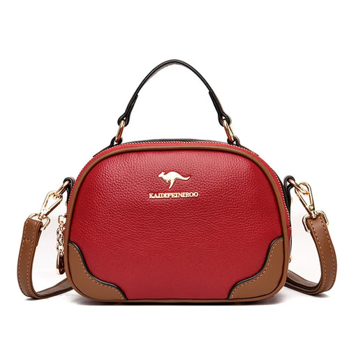 Top-handle Bag Purses and Handbag Women Shoulder Messenger Crossbody Bag-Handbags-Arimonz-Wine Red-Arimonz