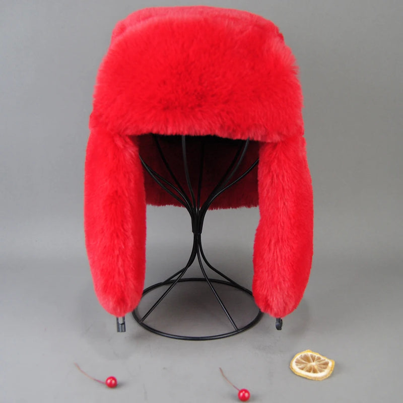 Trapper Windproof Warm Earflap Bonnet Bomber Hat Snow Caps Winter Hat-Winter Hats-Arimonz-Arimonz