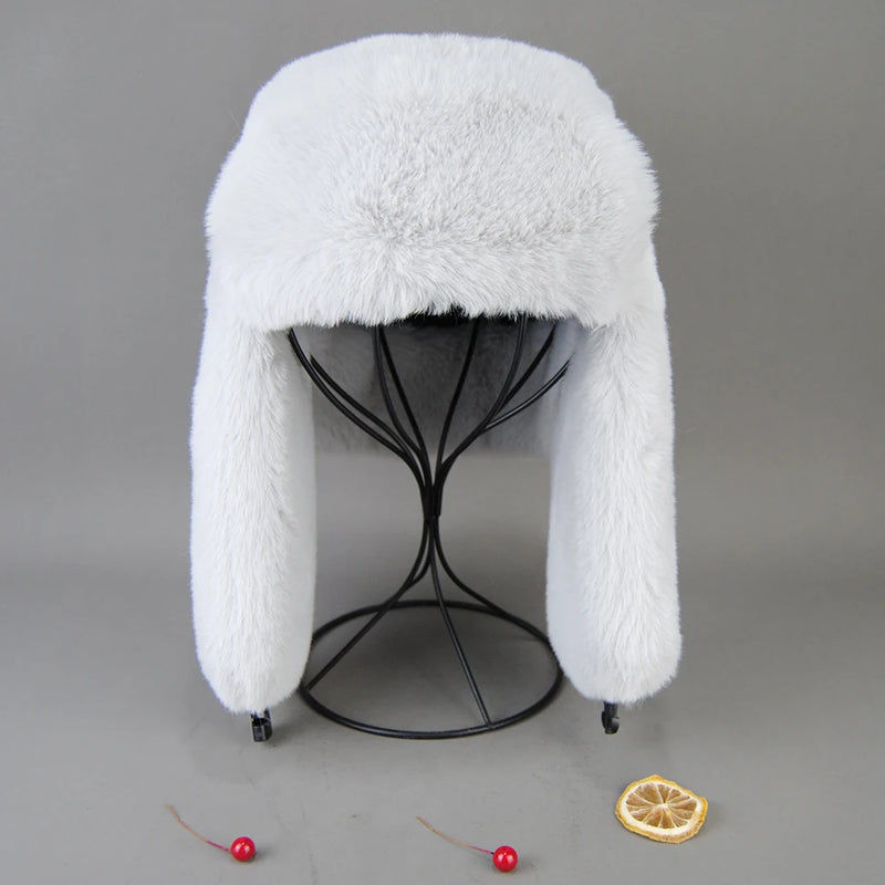 Trapper Windproof Warm Earflap Bonnet Bomber Hat Snow Caps Winter Hat-Winter Hats-Arimonz-Arimonz