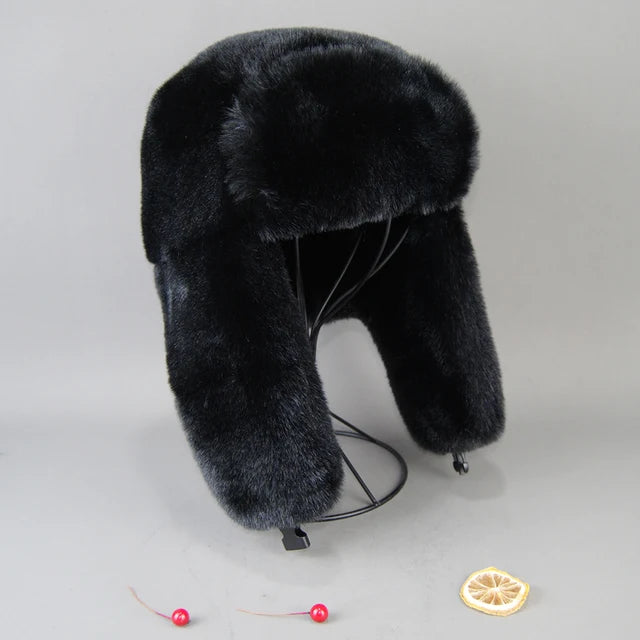Trapper Windproof Warm Earflap Bonnet Bomber Hat Snow Caps Winter Hat-Winter Hats-Arimonz-Arimonz