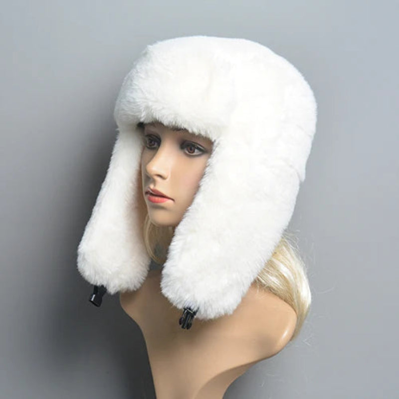 Trapper Windproof Warm Earflap Bonnet Bomber Hat Snow Caps Winter Hat-Winter Hats-Arimonz-Beige-Suitable (55cm-61cm) 22-24 inches-Arimonz