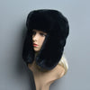 Trapper Windproof Warm Earflap Bonnet Bomber Hat Snow Caps Winter Hat-Winter Hats-Arimonz-Black-Suitable (55cm-61cm) 22-24 inches-Arimonz