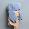 Trapper Windproof Warm Earflap Bonnet Bomber Hat Snow Caps Winter Hat-Winter Hats-Arimonz-Blue grey-Suitable (55cm-61cm) 22-24 inches-Arimonz