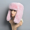 Trapper Windproof Warm Earflap Bonnet Bomber Hat Snow Caps Winter Hat-Winter Hats-Arimonz-Pink-Suitable (55cm-61cm) 22-24 inches-Arimonz