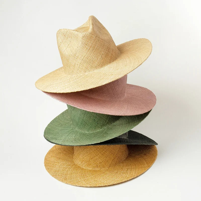 Treasure Grass Straw Hat Summer Lightweight Beach Big Eaves Straw Hat-Summer Hats-Arimonz-Arimonz