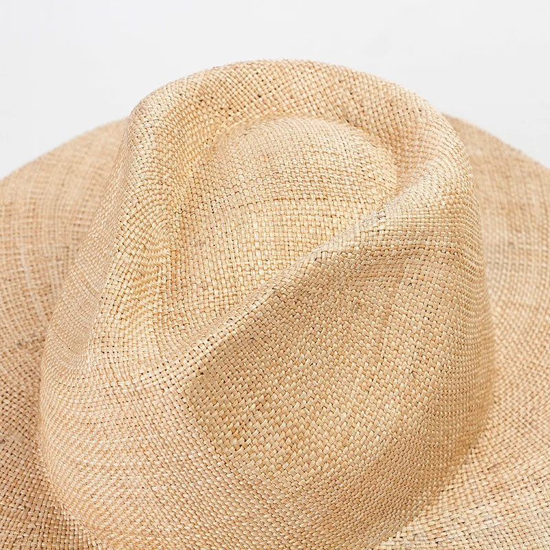 Treasure Grass Straw Hat Summer Lightweight Beach Big Eaves Straw Hat-Summer Hats-Arimonz-Arimonz