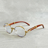 Trendy Designer Wooden Sunglasses Luxury Vintage UV Protection Shades-Sunglasses-Arimonz-Arimonz