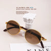 Trendy Designer Wooden Sunglasses Luxury Vintage UV Protection Shades-Sunglasses-Arimonz-Arimonz