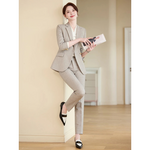 Two-piece Trouser Pants and Suit Jacket Stylish Professional Suit Set-Wear To Work Sets-Arimonz-Arimonz