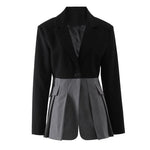 Two Tone Suit Set Office Lightweight Wear Matching Outfit Suit Set-Wear To Work Sets-Arimonz-Arimonz