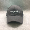 Unisex Wool Felt Solid Color Casquette Trucker Hat Baseball Cap-Women's Caps-Arimonz-Dark grey letter-21-23in-Arimonz