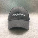 Unisex Wool Felt Solid Color Casquette Trucker Hat Baseball Cap-Women's Caps-Arimonz-Dark grey letter-21-23in-Arimonz