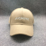 Unisex Wool Felt Solid Color Casquette Trucker Hat Baseball Cap-Women's Caps-Arimonz-Khaki with letter-21-23in-Arimonz