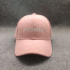 Unisex Wool Felt Solid Color Casquette Trucker Hat Baseball Cap-Women's Caps-Arimonz-Pink with letter-21-23in-Arimonz