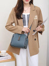 Cow Leather Women's Handbag Shoulder Bag Crossbody Bucket Bag