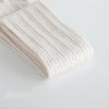 Knitted Twist Tights Women Oatmeal Cotton Striped Tights Pantyhose