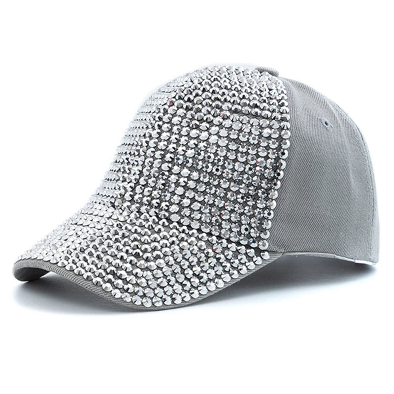 Diamond Inlay Baseball Cap Streetwear Adjustable Fashion Hat