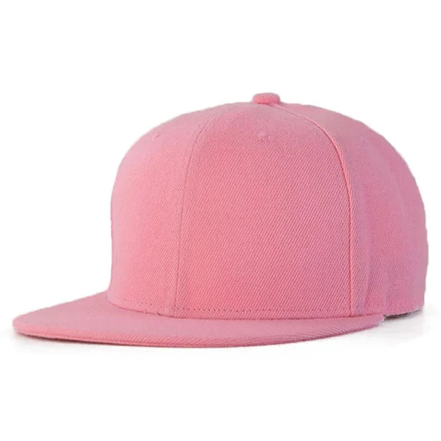 Baseball Cap Blank Plain Snapback Hip-Hop Hat Women Adjustable Snapback