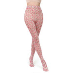 Pantyhose Women Tights Leopard Print Flowers Butterfly Pantyhose