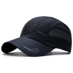 Sports Baseball Cap Quick Dry Women Solid Snapback Bone Mesh Hat