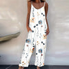 V-neck Pocket Beach Jumpsuit Romper Casual Printed Patchwork Romper-Casual Jumpsuits & Rompers-Arimonz-Arimonz
