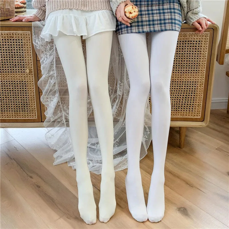Velvet Lolita Ballet Dance Pantyhose Collant Female Tights Stockings-Socks & Tights-Arimonz-Arimonz