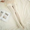 Velvet Lolita Ballet Dance Pantyhose Collant Female Tights Stockings-Socks & Tights-Arimonz-milky white-Fit 40kg-70kg-Arimonz