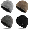 Velvet Pullover Knitted Hat Outdoor Warm Protection Thick Woolen Hat-Winter Hats-Arimonz-Arimonz