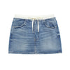 Versatile European And American Style Casual Patchwork Denim Skirt-Denim Skirts-Arimonz-Arimonz