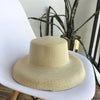 Vintage Audrey Hepburn Straw Big Brim Bell-shaped Summer Sun Hat-Summer Hats-Arimonz-Arimonz