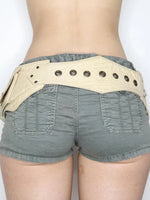 Vintage Big Pockets Pu Leather Belt Y2K Trouser Decorative Waistband-Belts-Arimonz-Arimonz