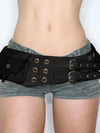 Vintage Big Pockets Pu Leather Belt Y2K Trouser Decorative Waistband-Belts-Arimonz-Arimonz