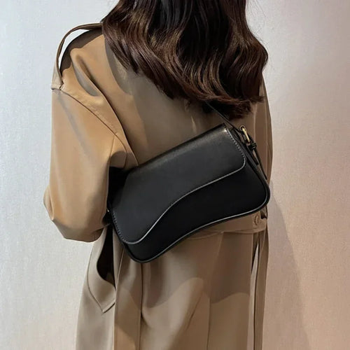 Vintage Crossbody Bag for Women Small Flap Shoulder Underarm Bag-Home-Arimonz-Arimonz