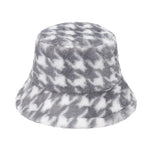 Vintage Faux Fur Bucket Hat Stylish Women’s Hat in Various Designs-Bucket Hats-Arimonz-Bir 3-One Size 22in-Arimonz
