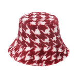 Vintage Faux Fur Bucket Hat Stylish Women’s Hat in Various Designs-Bucket Hats-Arimonz-Bir 4-One Size 22in-Arimonz